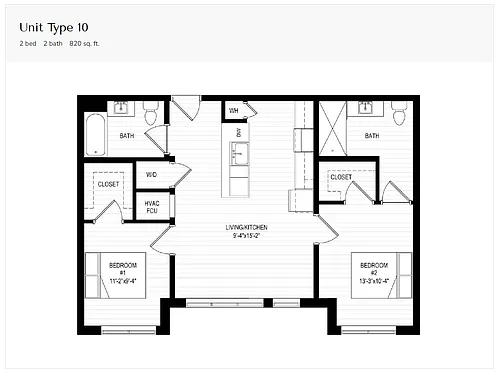 Floor plan Unit Type 10