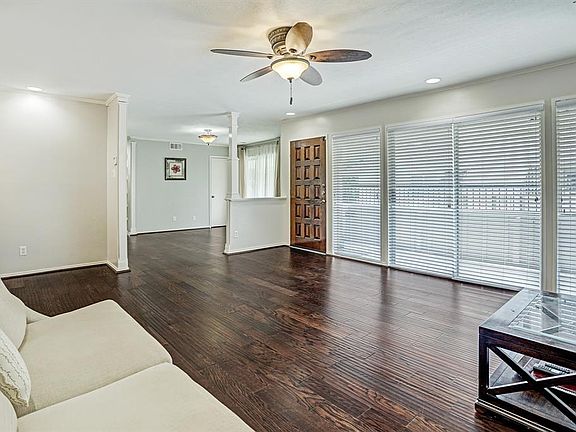 Light and bright second story condo with living and dining areas and an additional den/study area.