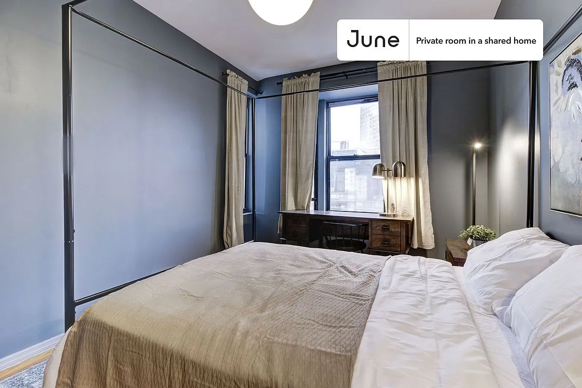 Queen bedroom in 4 bed/1 bath home in Hamilton Heights #165 B — Photo 3