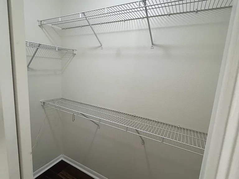 Walk in master closet 2