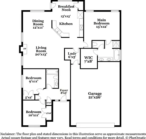 3 bed, 2.0 bath, 1602 sqft, $1,638 — Photo 2