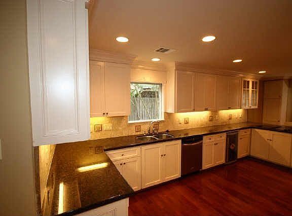 Completely remodeled kitchen with all stainless steel appliances.