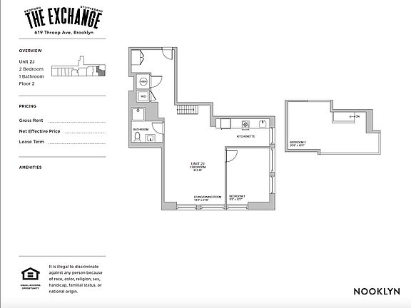 2nd image of 619 Throop Ave #9J