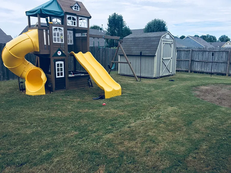 Play-set and Storage Shed