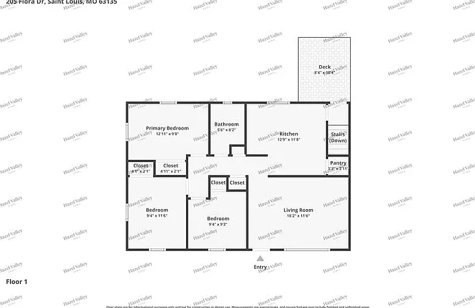 3 bed, 1.0 bath, 864 sqft, $1,250 — Photo 3
