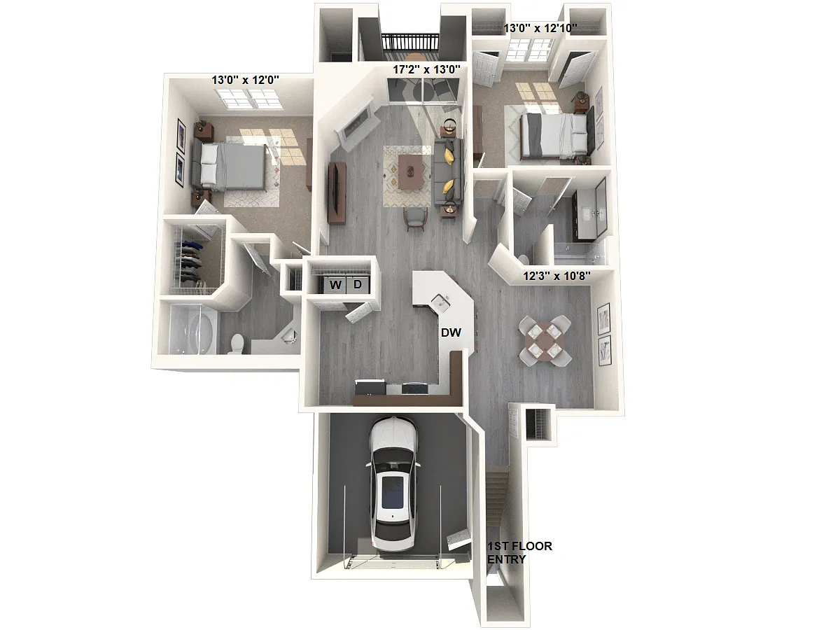 Floor plan B4-Espresso