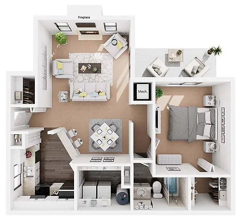 Floor plan Creekview Standard