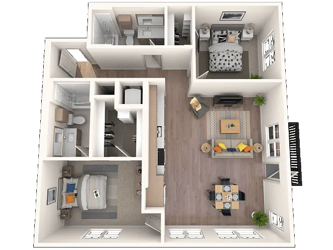 Floor plan Picket Fence