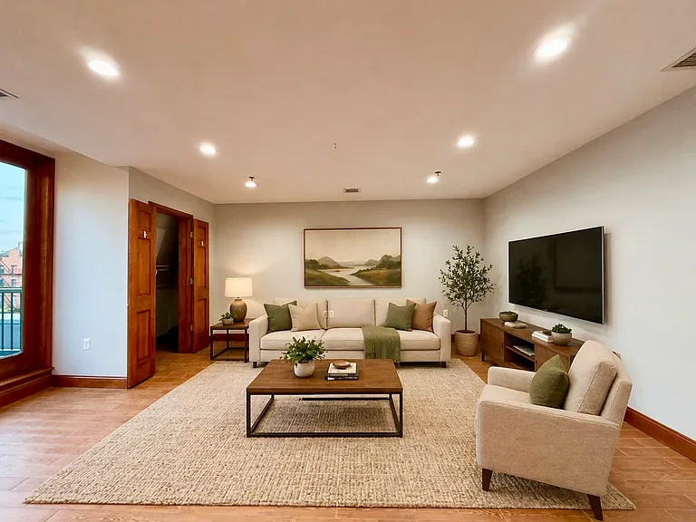 living room -virtually staged