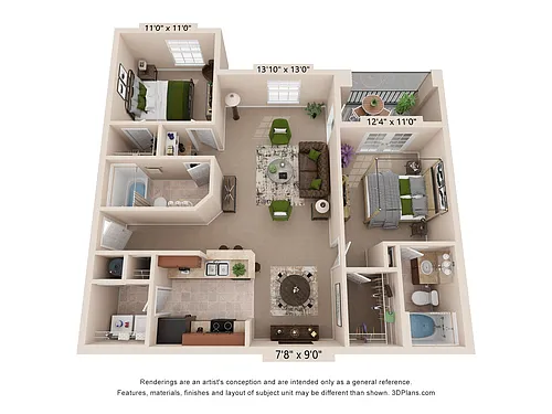 Floor plan B2 | The Capeside