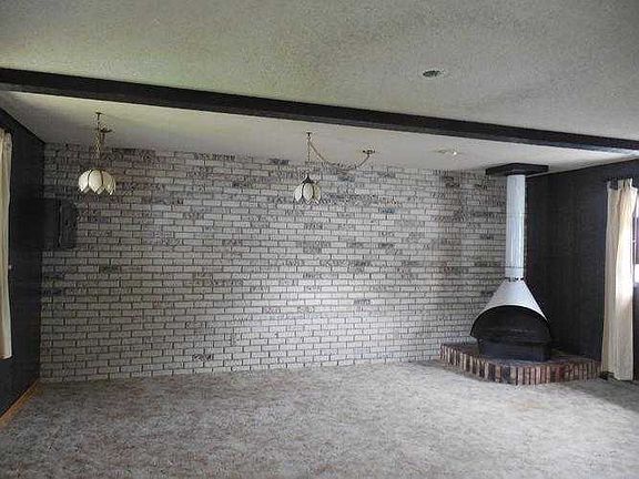 family room with fireplace
