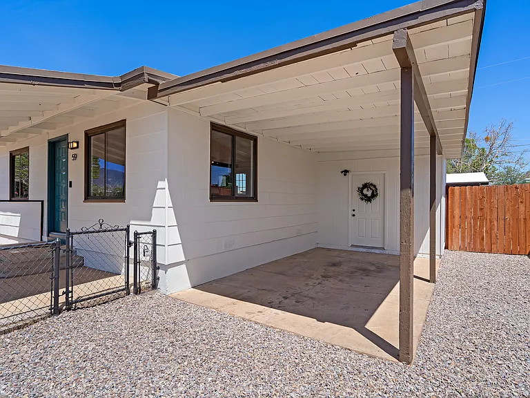 Private Laundry off Carport