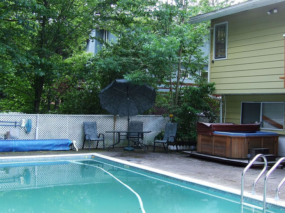 back yard w/heated pool