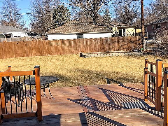 Raised garden with compost