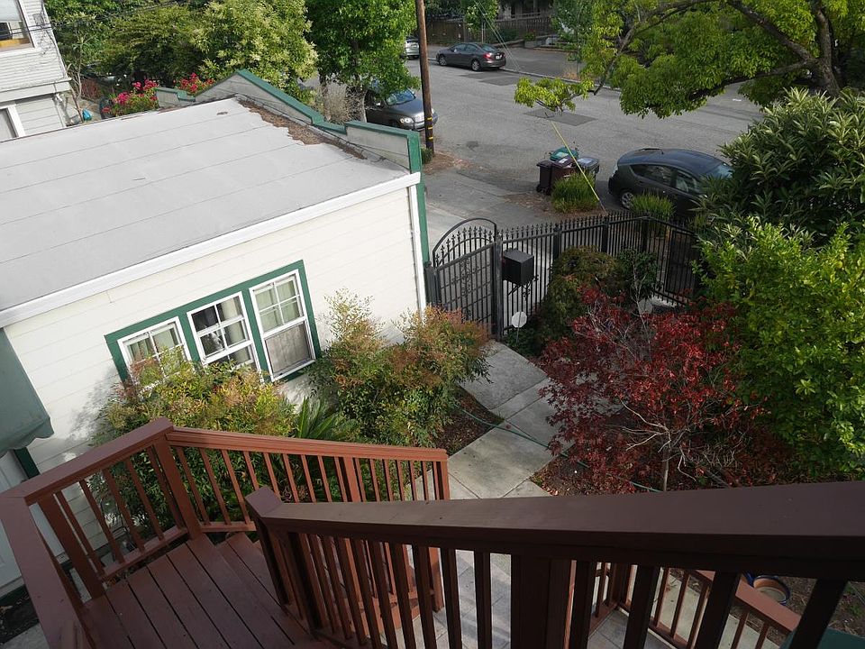 View down from entry