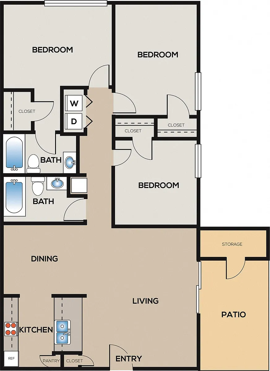 Floor plan 3A