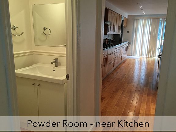 Powder Room near kitchen