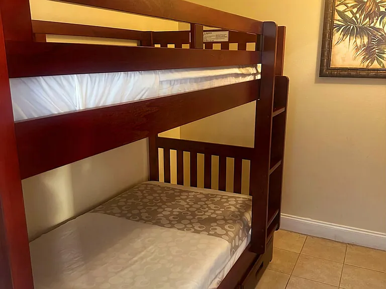 Bunk bed in small private area