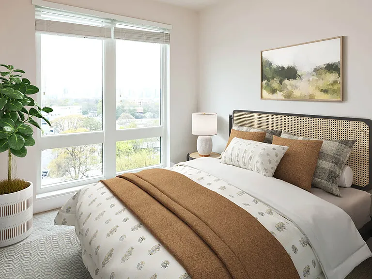 Carpeted Bedroom