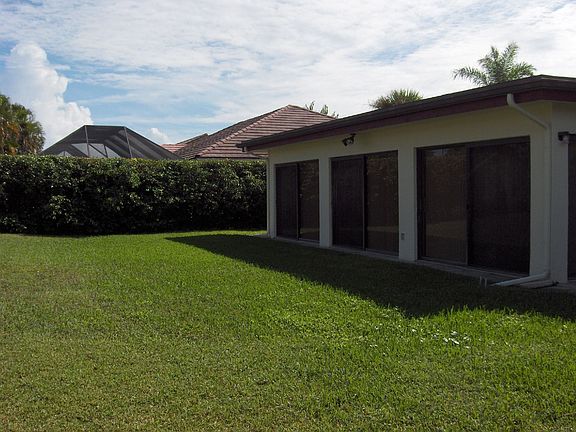 Large back yard