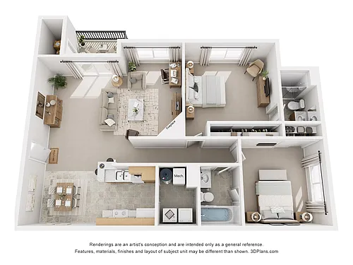 Floor plan 2B2B FP