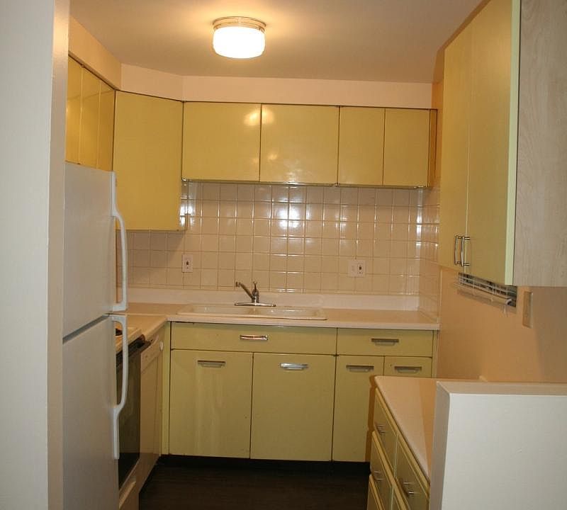 updated kitchen with vintage metal cabinets and additional s