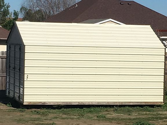 Ample storage building. 