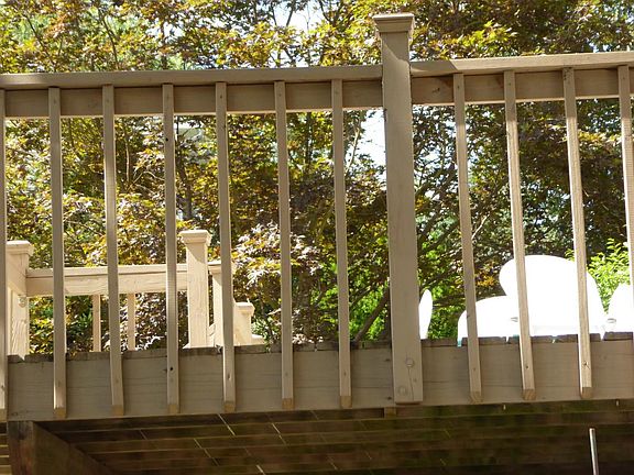 Shared deck in back.