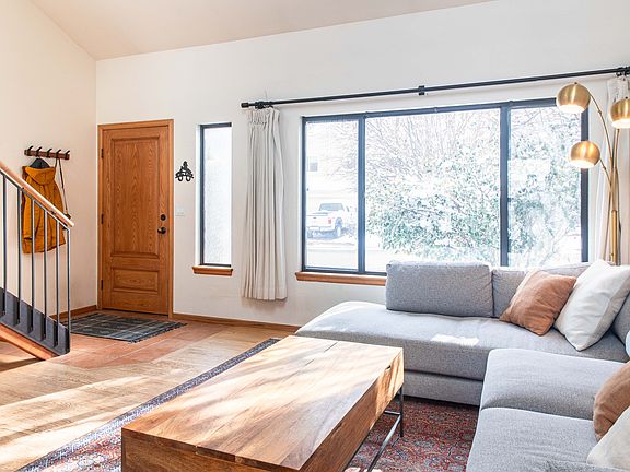 Living room and front entry