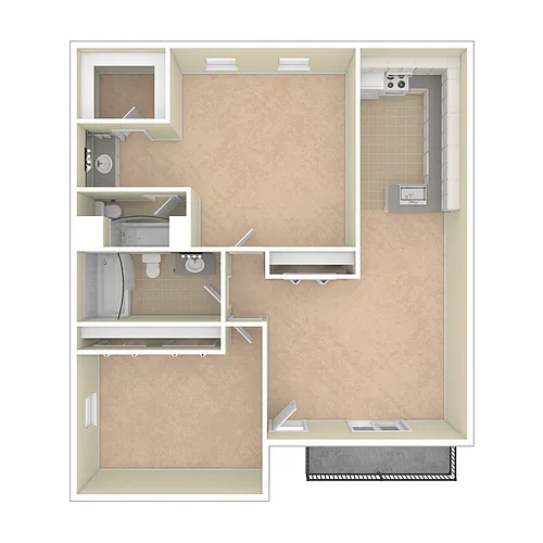 Floor plan 2X2
