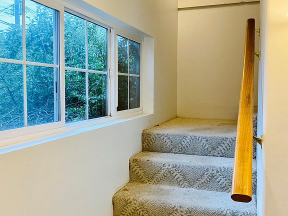 Private stairs to unit