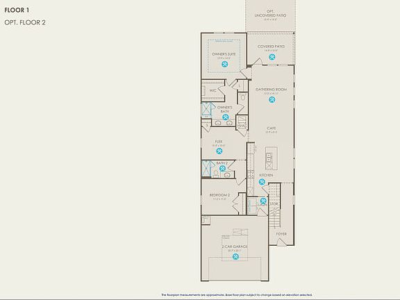 Hallmark Floor Plan, Quick Move-In Home, Floor 1