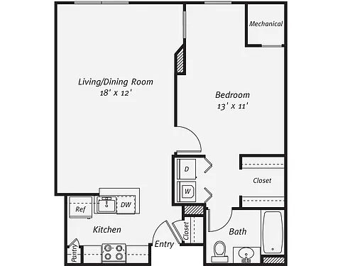 Floor plan A17