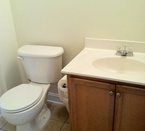 1/2 Bath off Kitchen