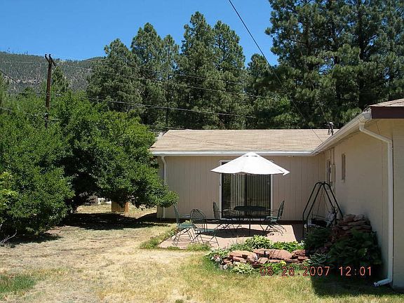 Rear of house showing patio
