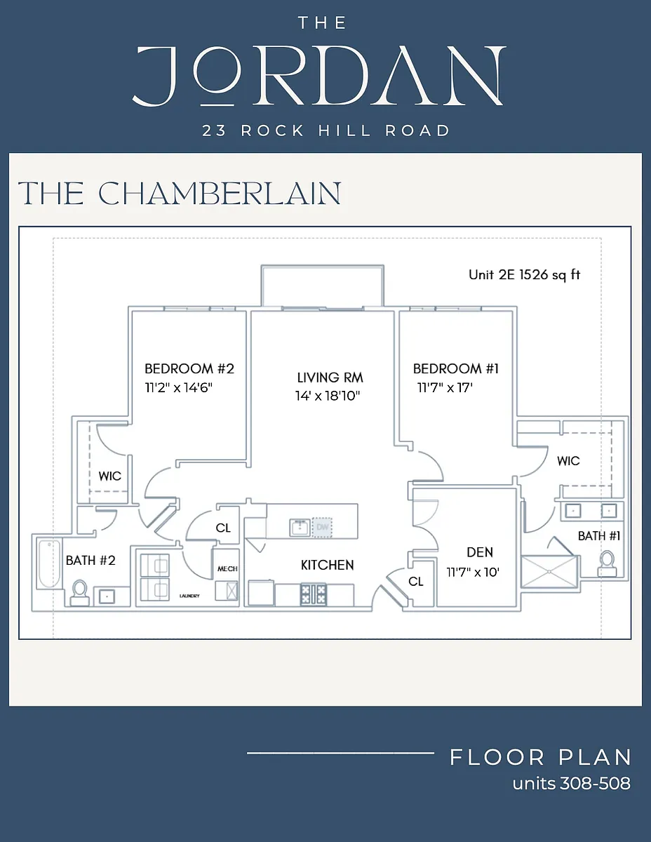 Floor plan The Chamberlain
