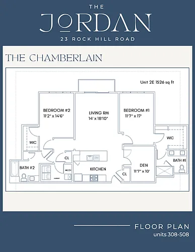 Floor plan The Chamberlain