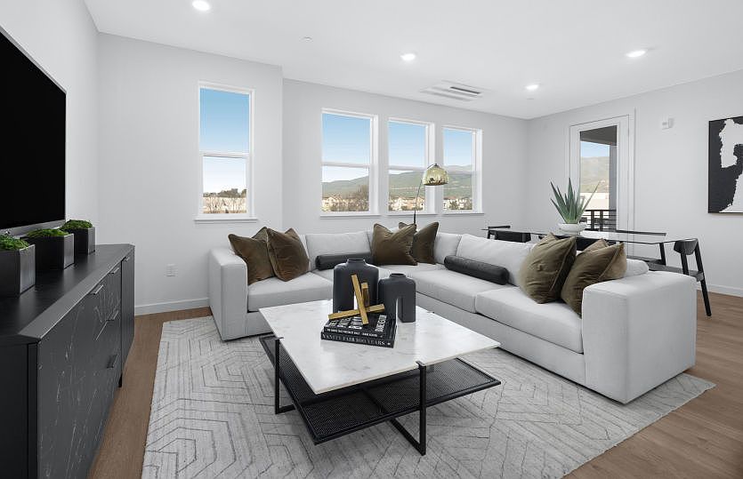 Light filled gathering room