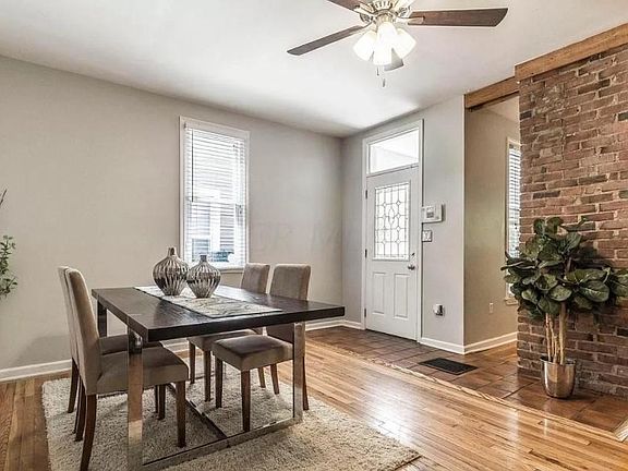 Dining room and front door