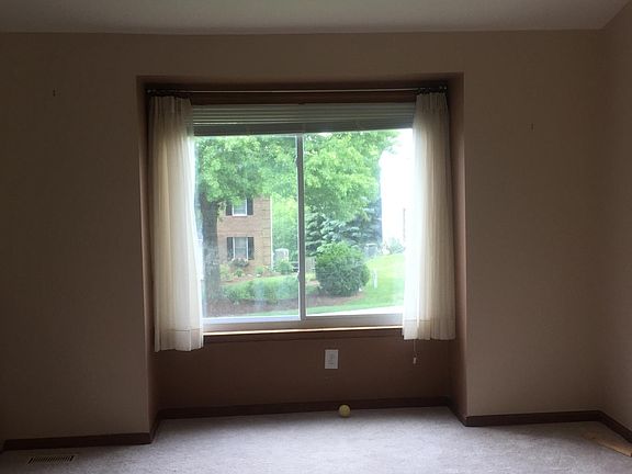 Living Room from kitchen with curtains open