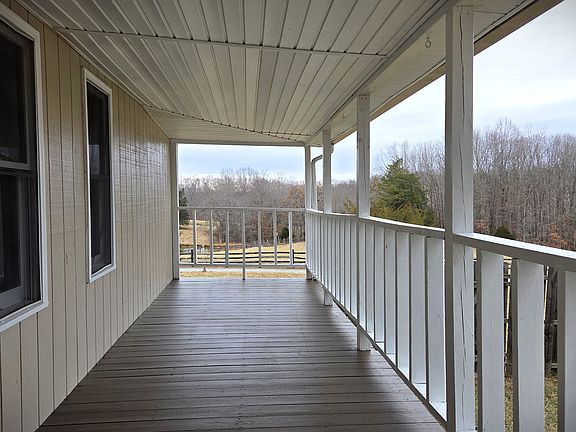 Freshly painted porch, quite place to admire the country view