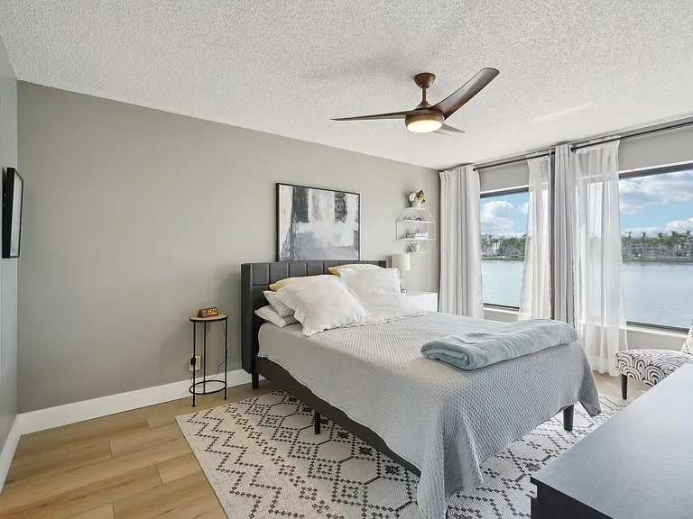 Large, bright master suite.