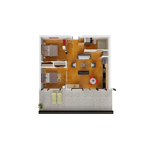 Floor plan 2X1