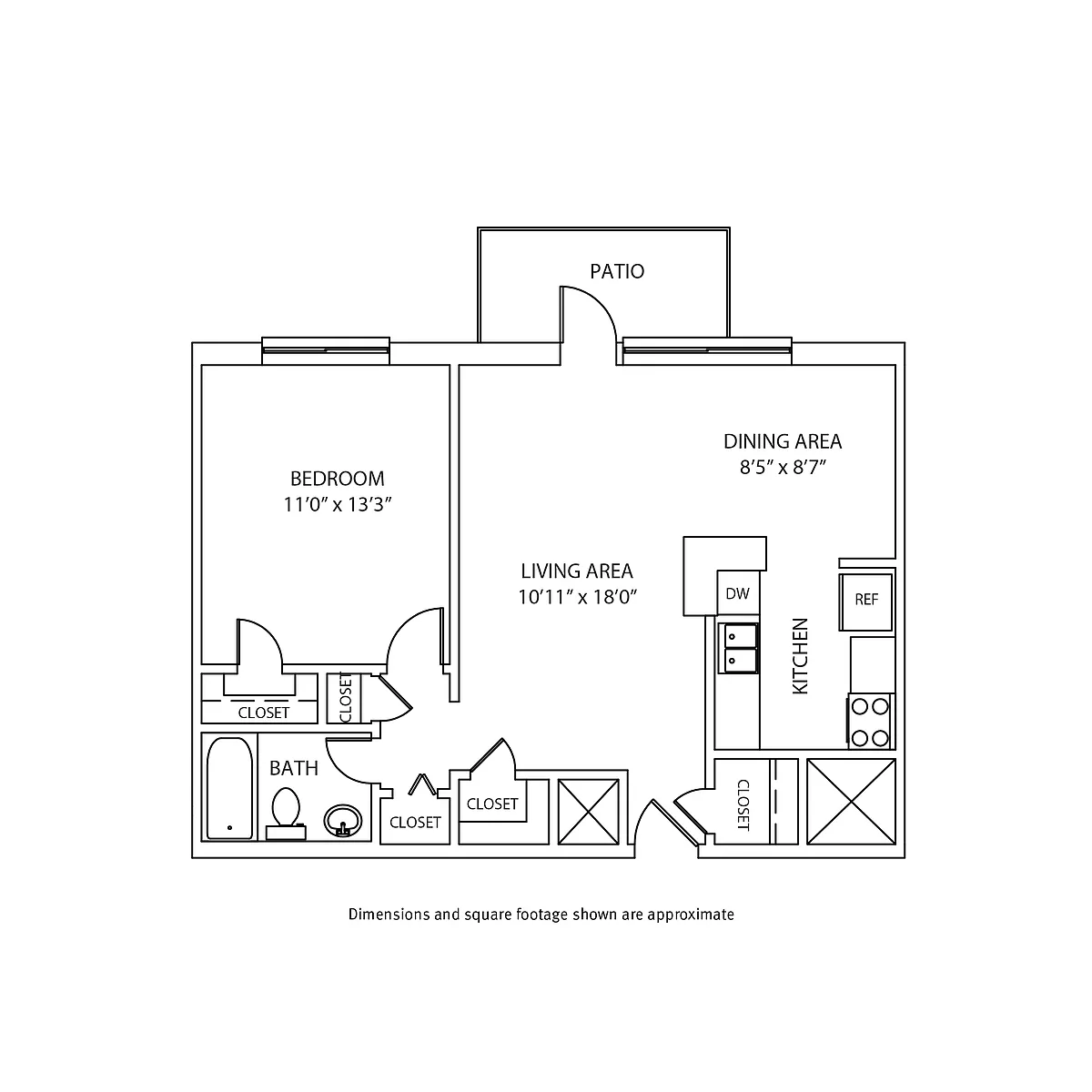Floor plan Style B