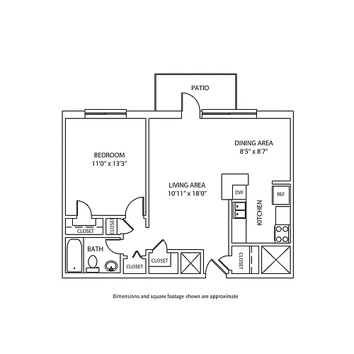 Floor plan Style B