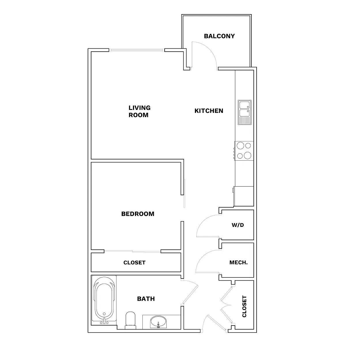 Floor plan S1 X 0X1