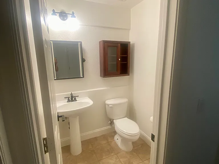 Downstairs half bathroom