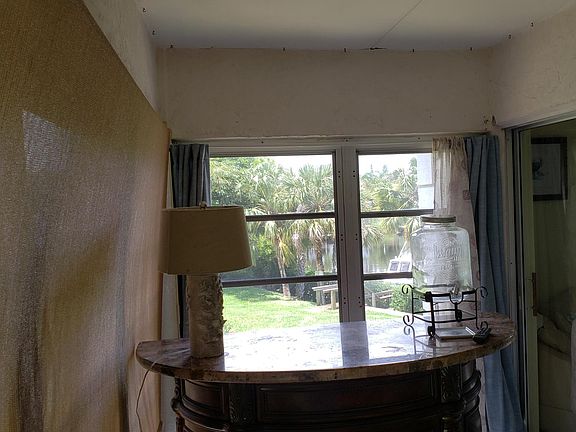 View from screened in patio