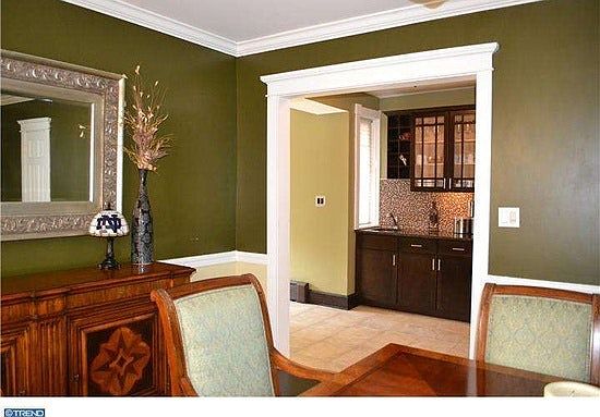 Dining Room into wet bar area