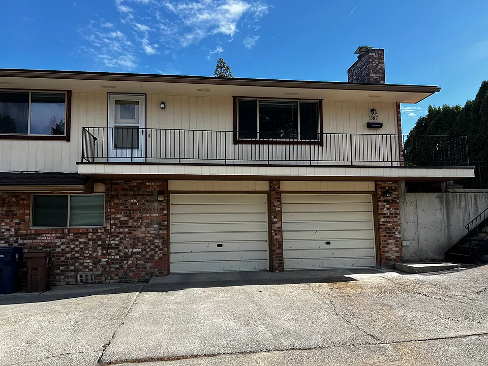 West Side of building Garage